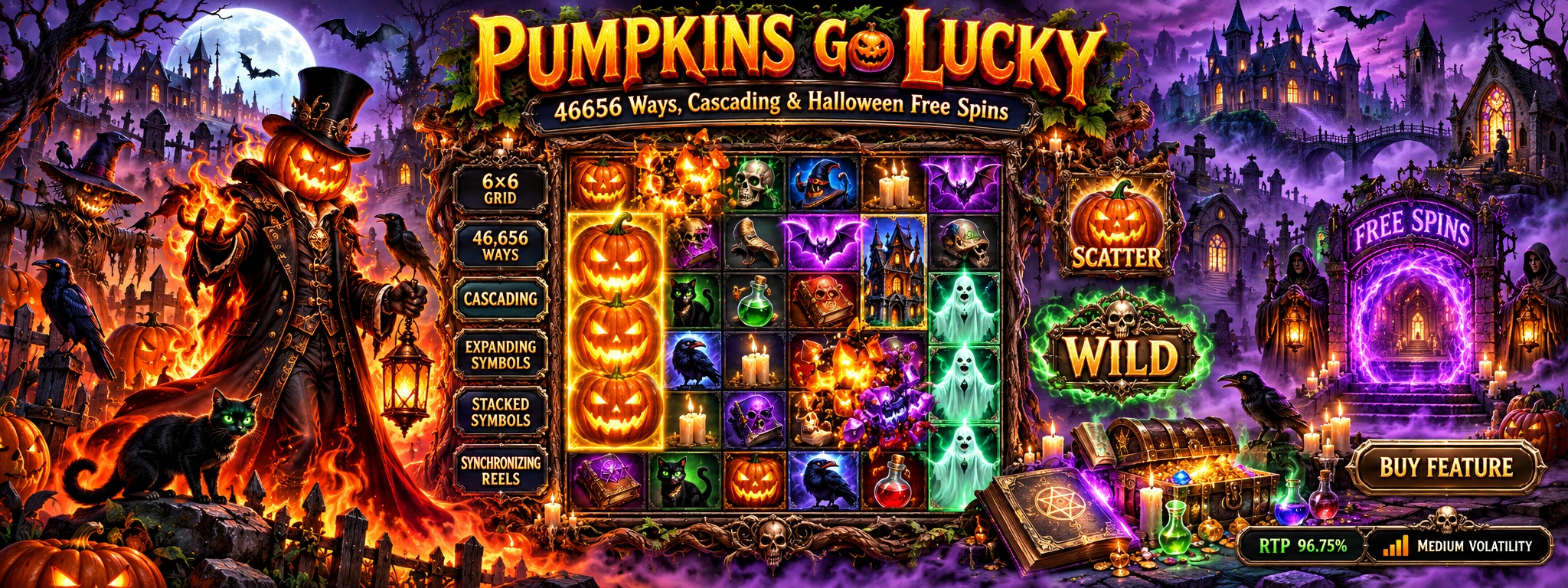 Pumpkins Go Lucky FastSpinn
